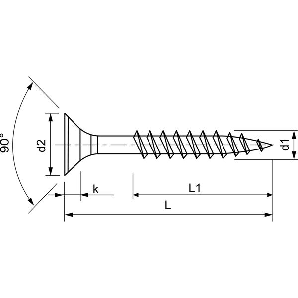 Spanplattenschraube SNK Torx Teilgewinde – Edelstahl A4