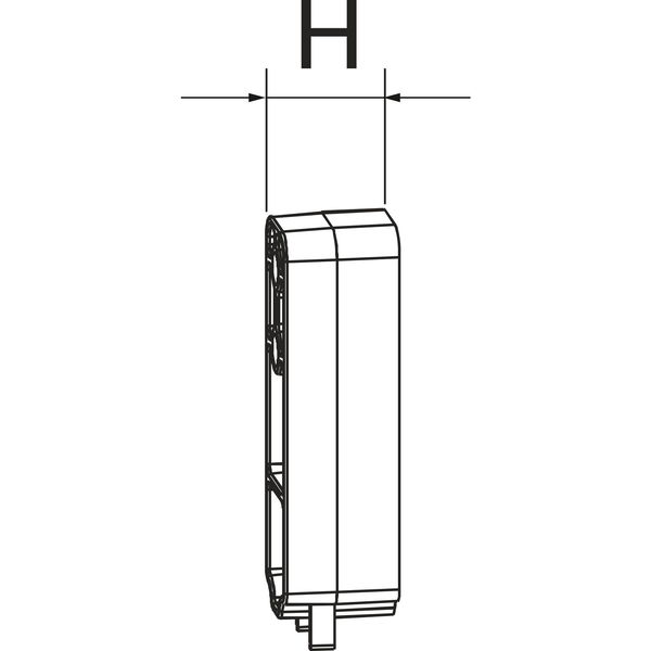Maco HS Unterlage senkrecht Höhe 26,5mm passend zu Hebeschiebtür Laufwagen vorne 361272