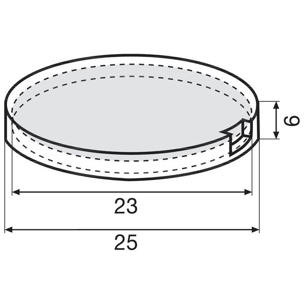 Wagner QuickClick® Basisteil zum Kleben